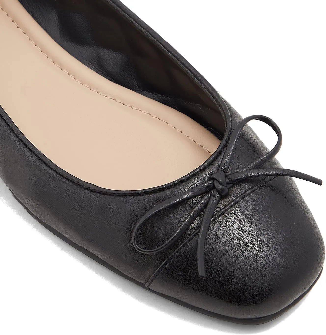 MOOMMO Women Cap Toe Flats Bow Slip On Ballet Flats Comfort Quilted Colorblock Flat Shoes Round Toe Flat Heel Dress Shoes Office Ladies Party Chic Driver Flats Casual 4-11 M US