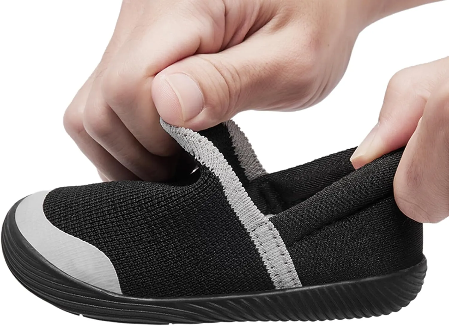 MORENDL Toddler Boy Girl Sneakers Slip On Shoes Baby Non-Slip Lightweight Walking Shoes