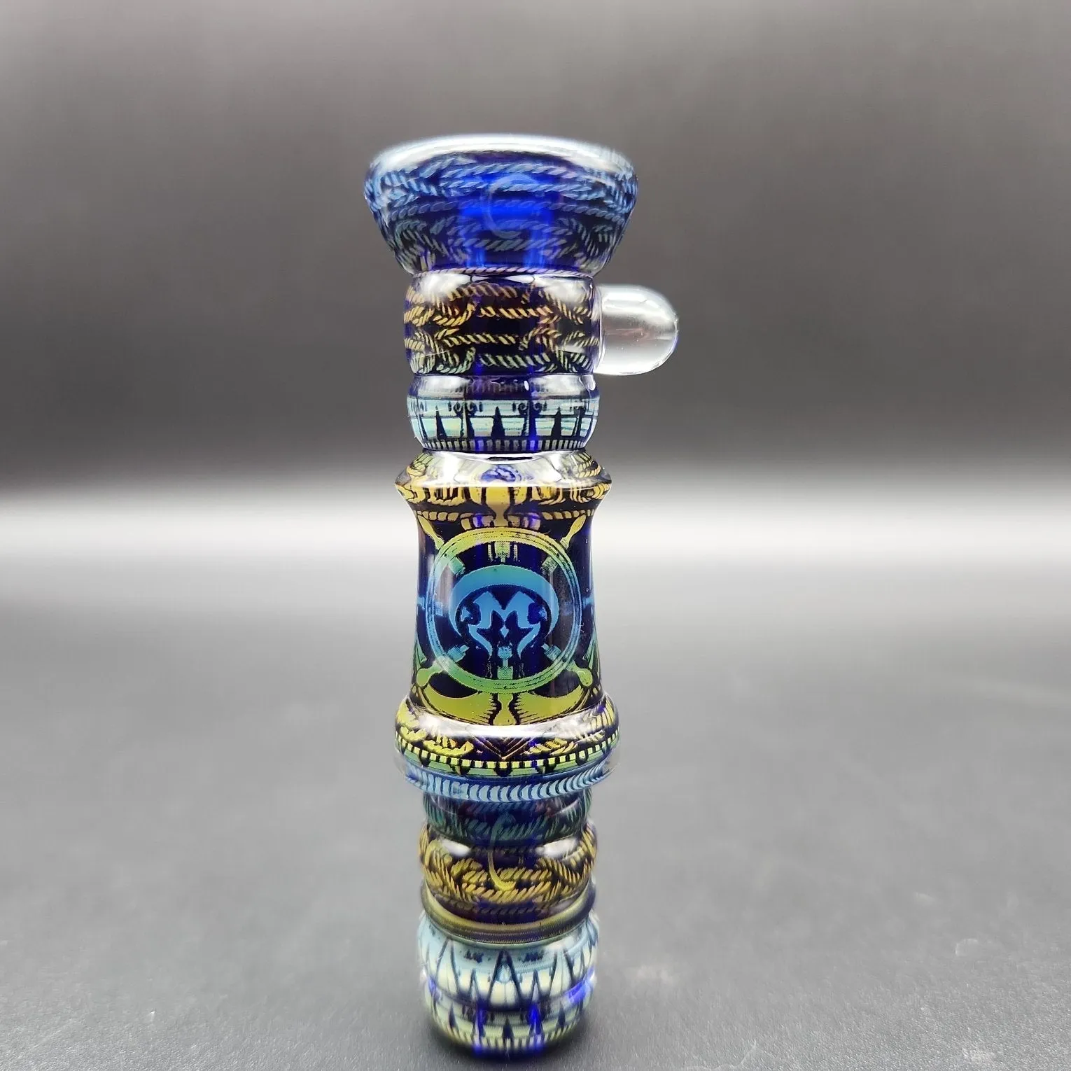 Mothership Glass "The Beacon” Slide 14mm - Blue