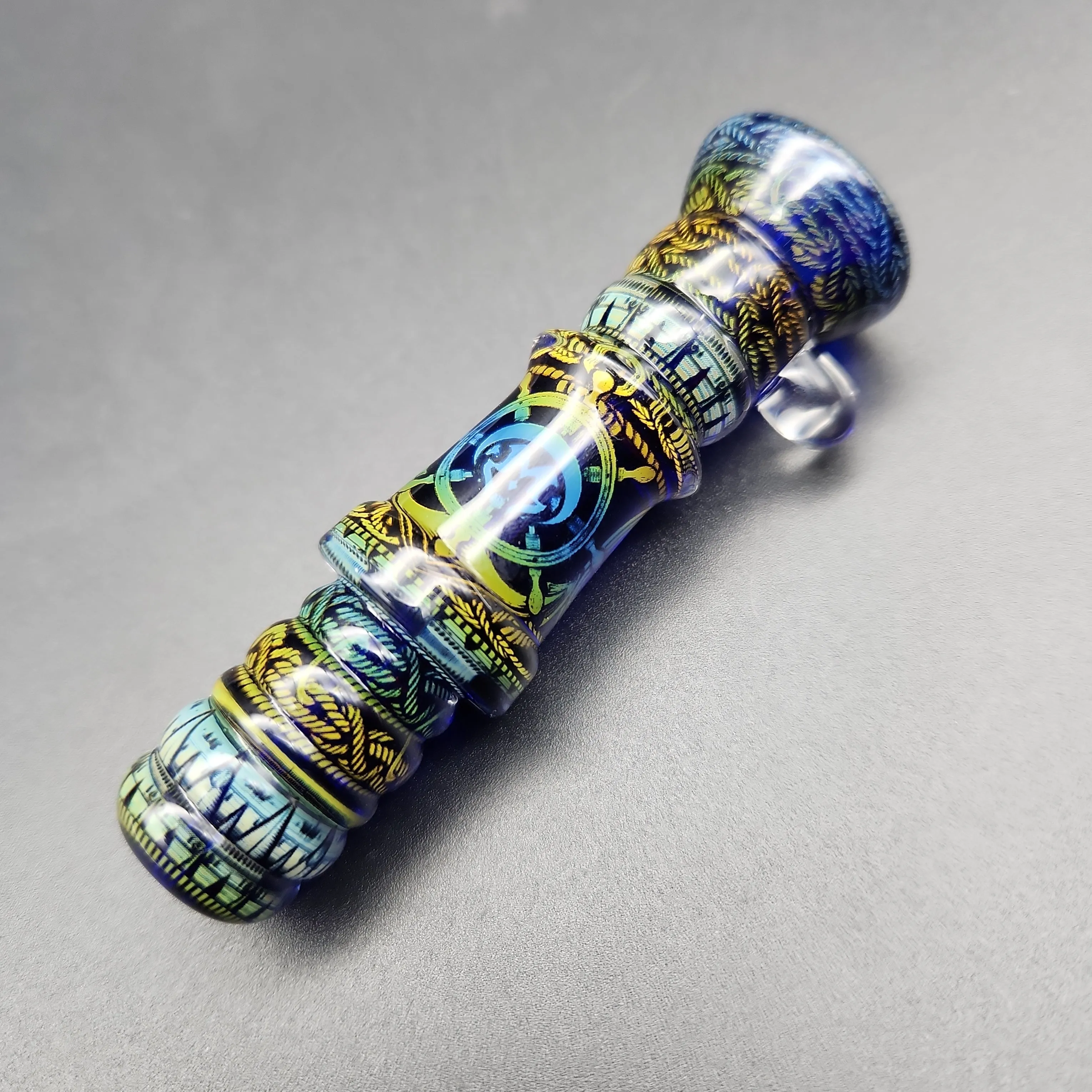 Mothership Glass "The Beacon” Slide 14mm - Blue