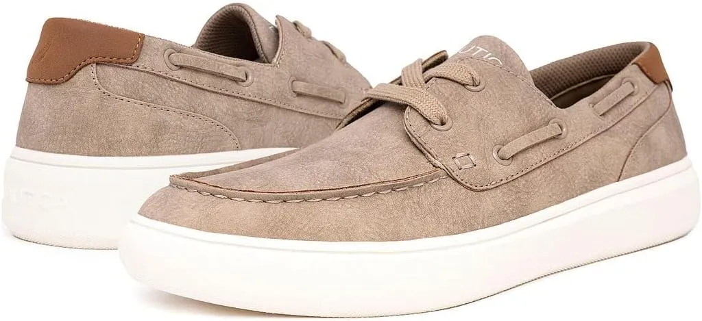 Nautica Men's Boat Shoe Casual Loafers Comfort Sneaker - Walking Moccasin (Slip-On/Lace-Up)