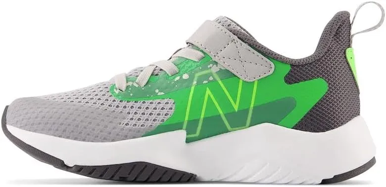 New Balance Unisex-Child Rave Run V2 Bungee Lace with Top Strap Shoe