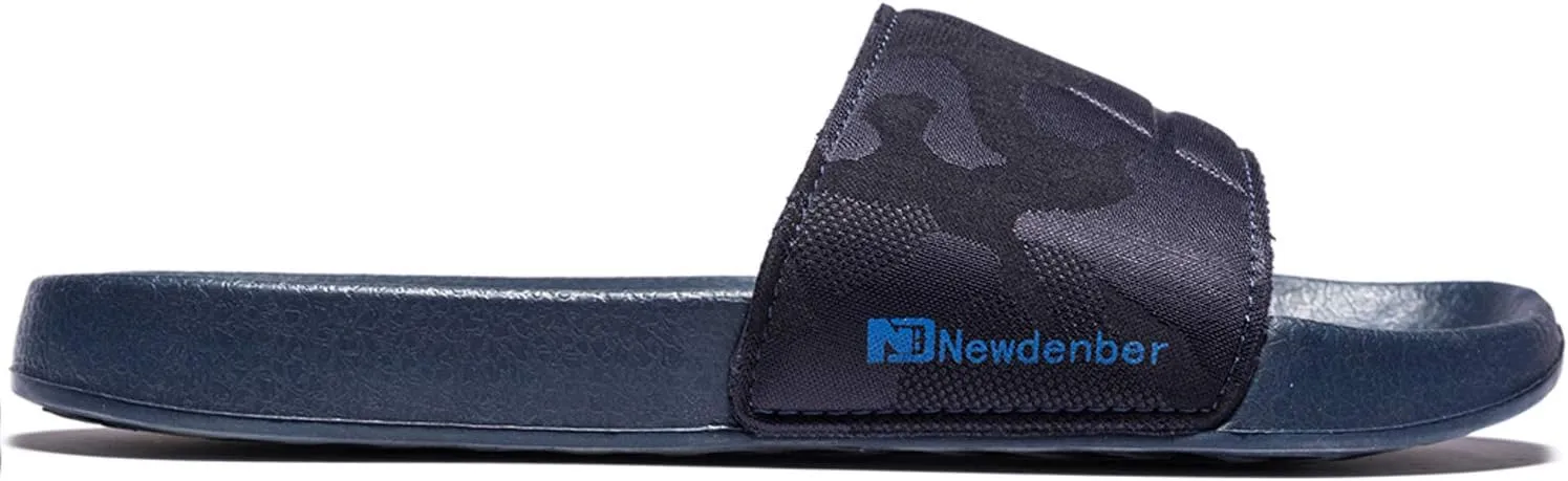 NewDenBer Men's Comfort Slide Sandals Lightweight EVA Rubber Slip on Sandals