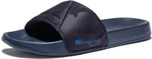 NewDenBer Men's Comfort Slide Sandals Lightweight EVA Rubber Slip on Sandals