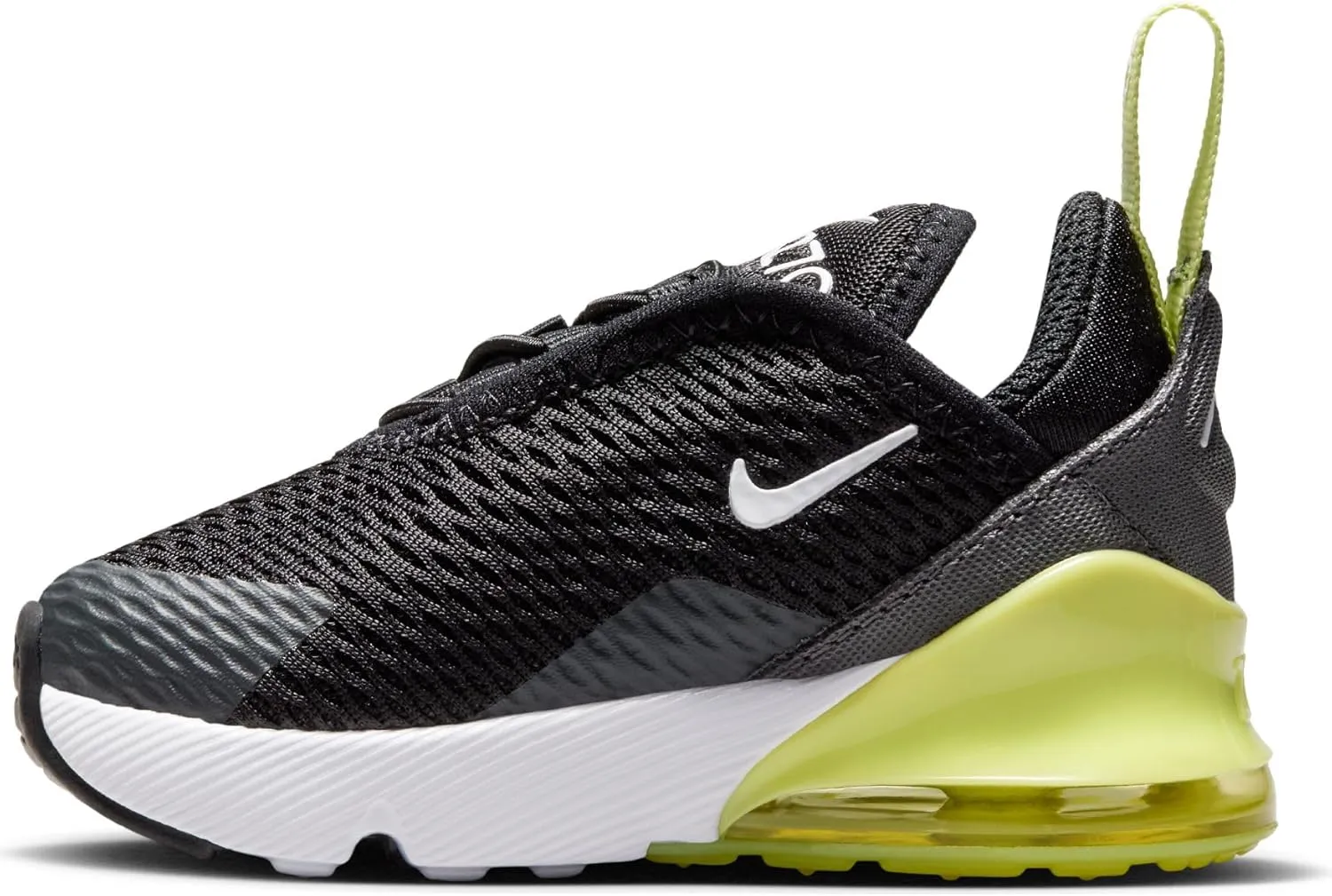 Nike Air Max 270 Baby/Toddler Shoe (DD1646-704, Light Lemon Twist/Black/Anthracite/White)