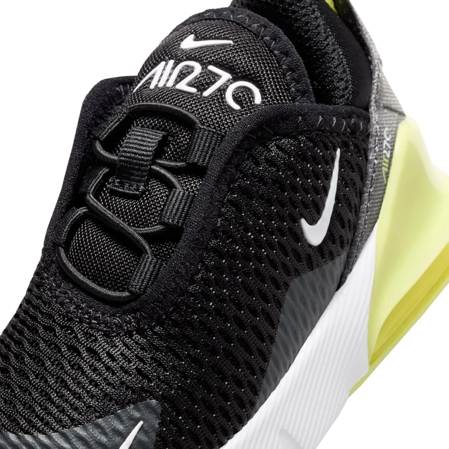 Nike Air Max 270 Baby/Toddler Shoe (DD1646-704, Light Lemon Twist/Black/Anthracite/White)