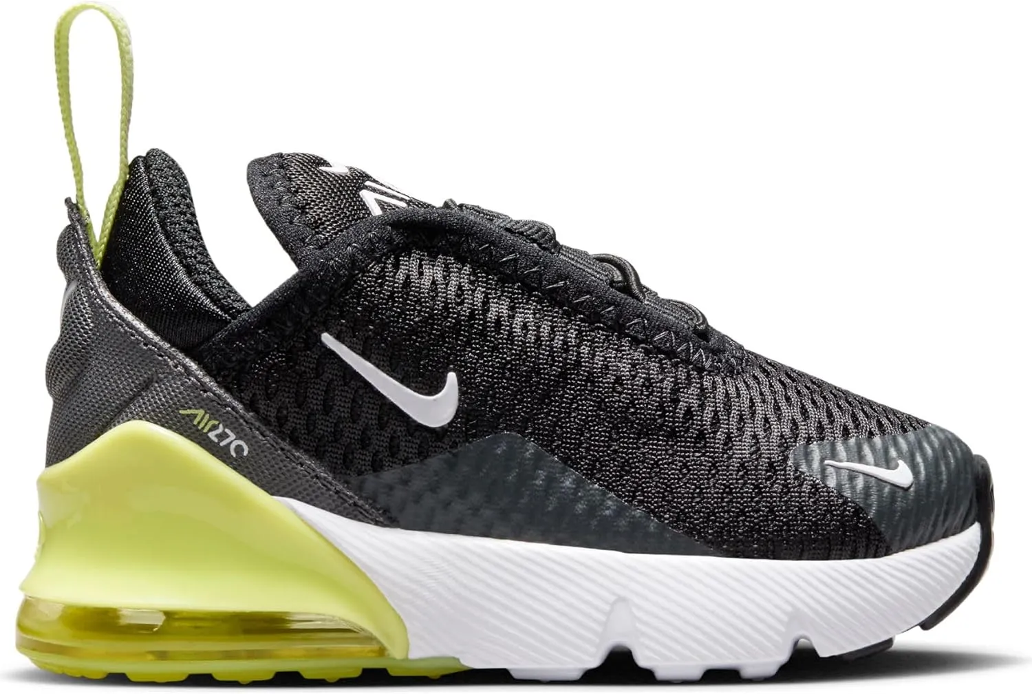 Nike Air Max 270 Baby/Toddler Shoe (DD1646-704, Light Lemon Twist/Black/Anthracite/White)