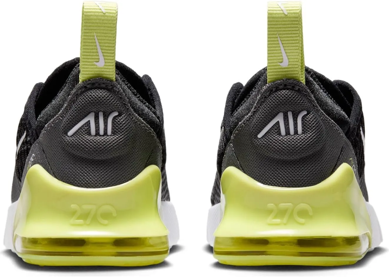 Nike Air Max 270 Baby/Toddler Shoe (DD1646-704, Light Lemon Twist/Black/Anthracite/White)