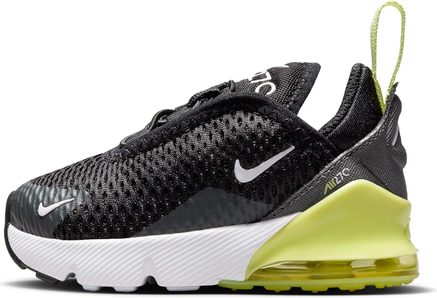 Nike Air Max 270 Baby/Toddler Shoe (DD1646-704, Light Lemon Twist/Black/Anthracite/White)