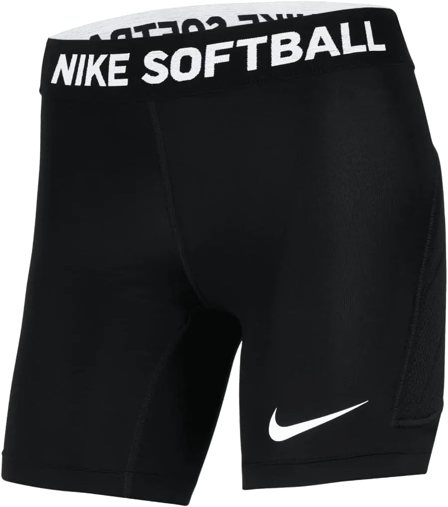 Nike Girl's Dri-Fit Softball Slider Compression Shorts