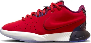 Nike Lebron XXI SE Movie Night Big Kids' Basketball Shoes (FN4305-600, University Red/Bordeaux/Blue Joy/Ivory) Size 5.5