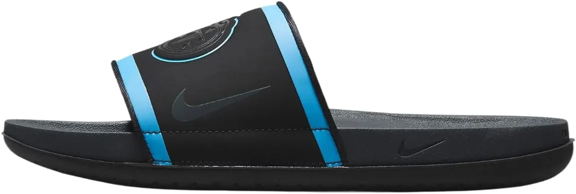 Nike Offcourt (Tennessee Titans) Slide (DD0551-001, Black/Coast/College Navy/Anthracite)