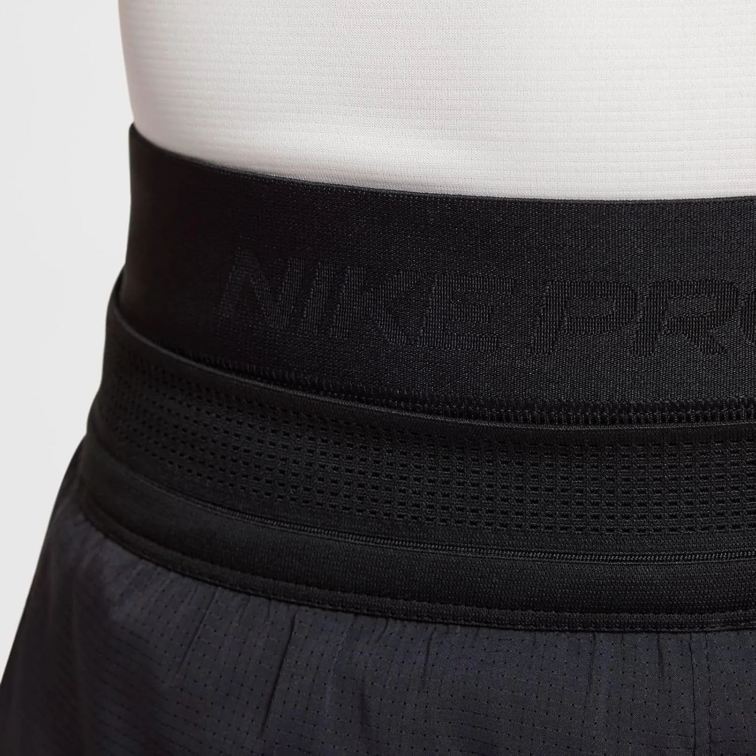 Nike Pro Warm Big Kids' (Boys') Dri-FIT Training Tights (HF4364-010, Black/White)