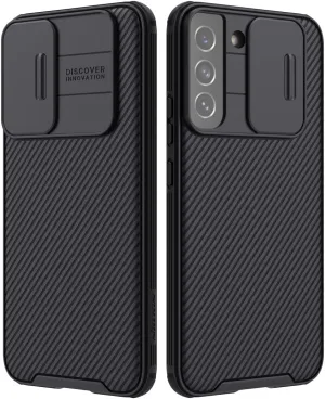 Nillkin for Samsung Galaxy S22 Case, CamShield Pro Samsung Galaxy S22 Case with Slide Camera Cover, Slim Case for Samsung S22 5g case 6.06'' – Black