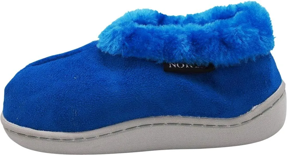 NORTY - Toddler Little Kid Big Kid Girls Fleece Memory Foam Slip On Indoor Slippers