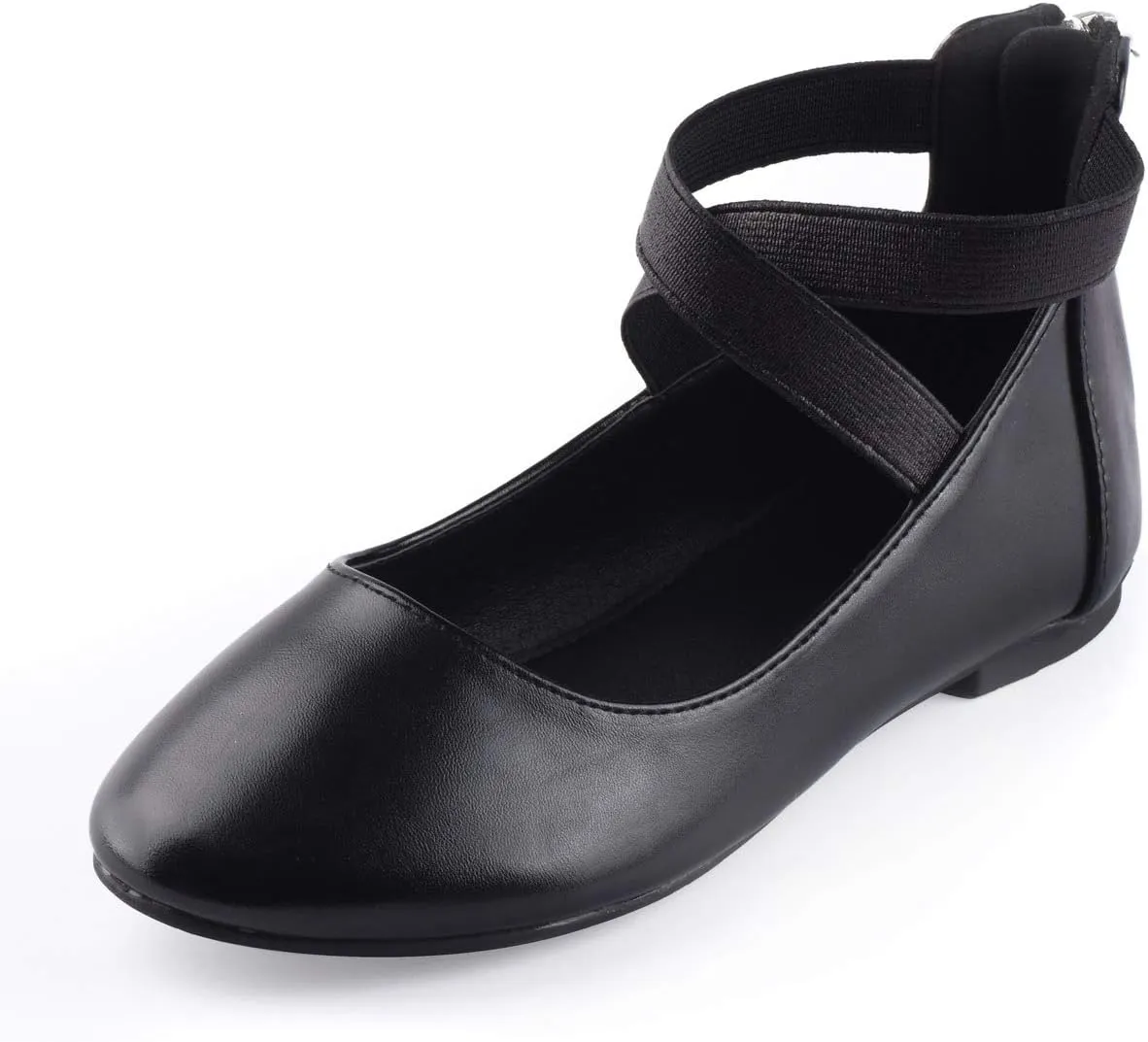 Nova Utopia Toddler Little Girls Dress Ballet Ankle Strap Flat Shoes