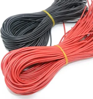 OEM RC Helicopter Accessories 10 Meter/lot Wire 10 12 14 16 18 20 22 24 26 28 30AWG 5m red and 5m Black Color Replacement (Color : 14 AWG) Drone Accessories