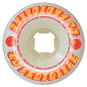 OJ 3 Prototypes Double Duro White Mini Combo 101a/95a Wheels