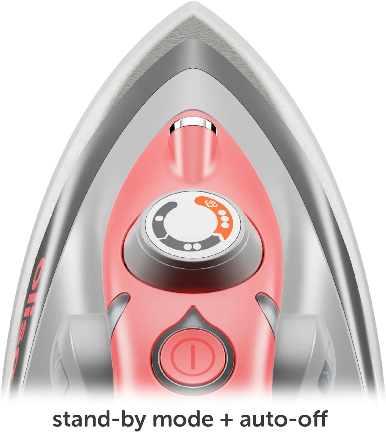 Oliso M3Pro Project Steam Iron with Solemate - for Sewing, Quilting, Crafting, and Travel | 1000 Watt Ceramic Soleplate Steam Iron | Coral