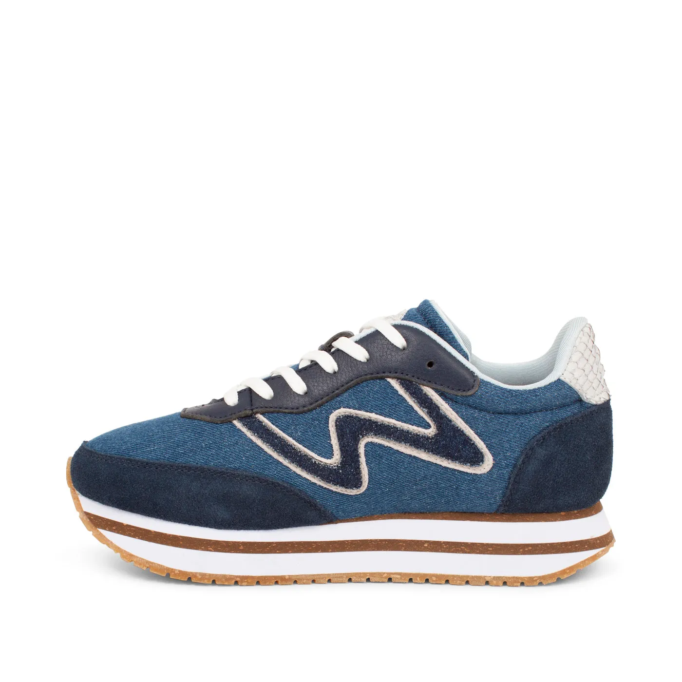 Olivia II Plateau Denim - Denim
