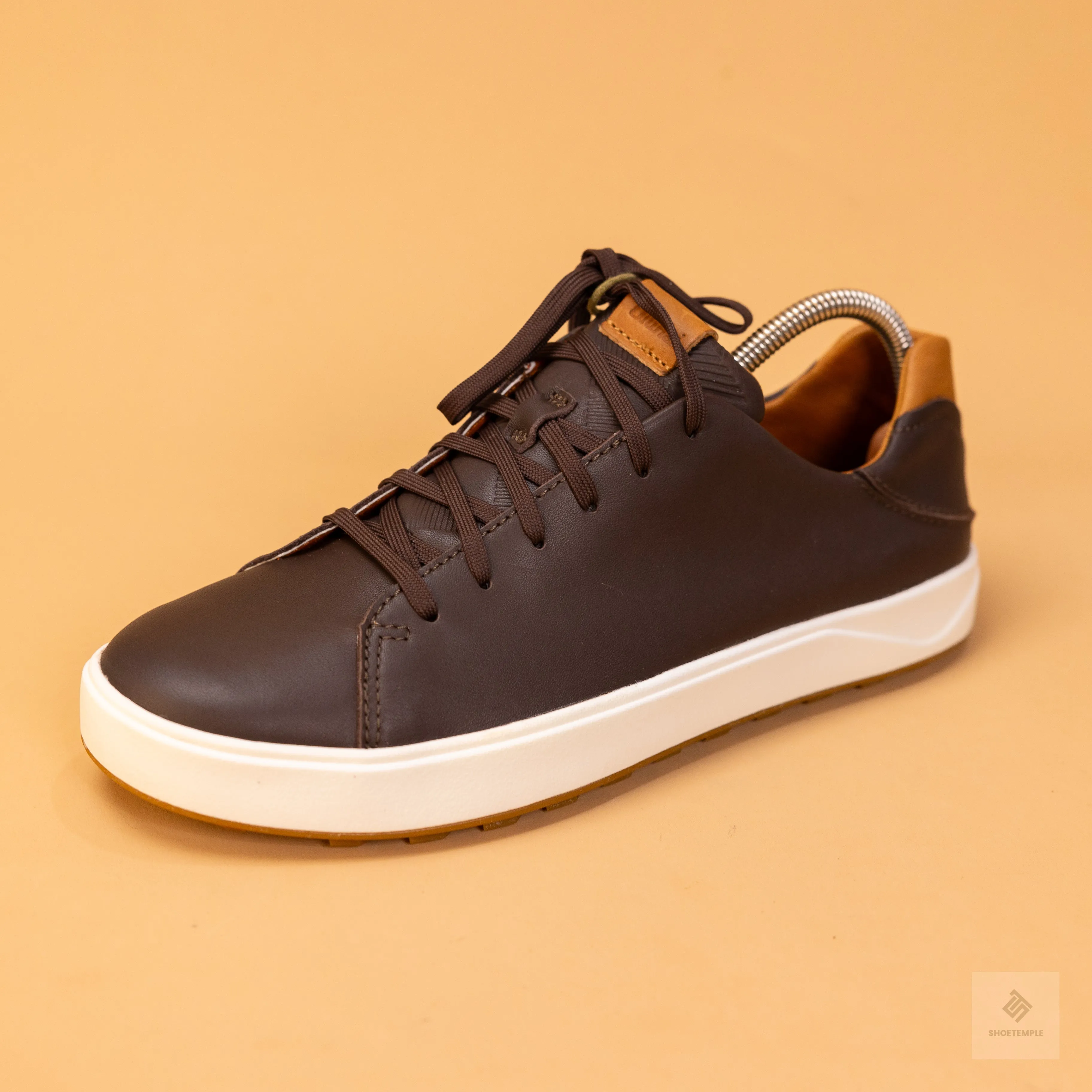 Olukai Leather Sneaker - Coffee