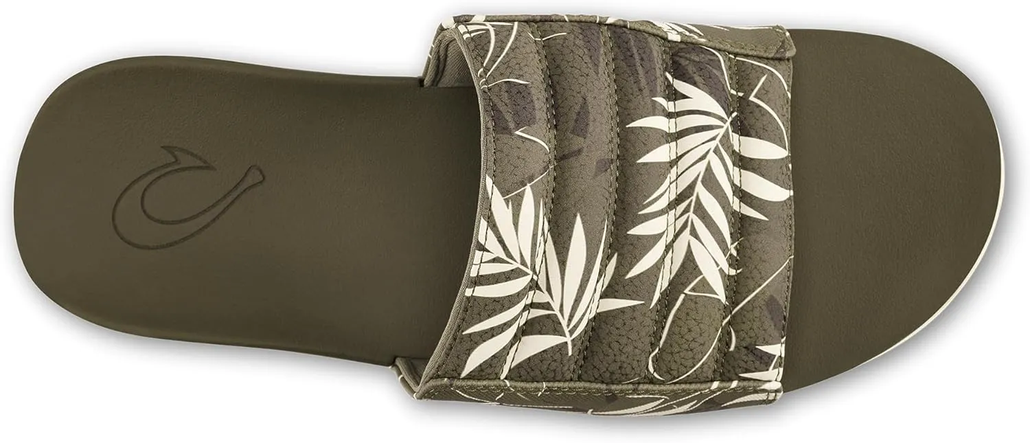 OLUKAI Maha 'Olu Men's Slide Sandal, Water-Friendly Shoe, All-Day Wear & Ultra-Soft Comfort Fit