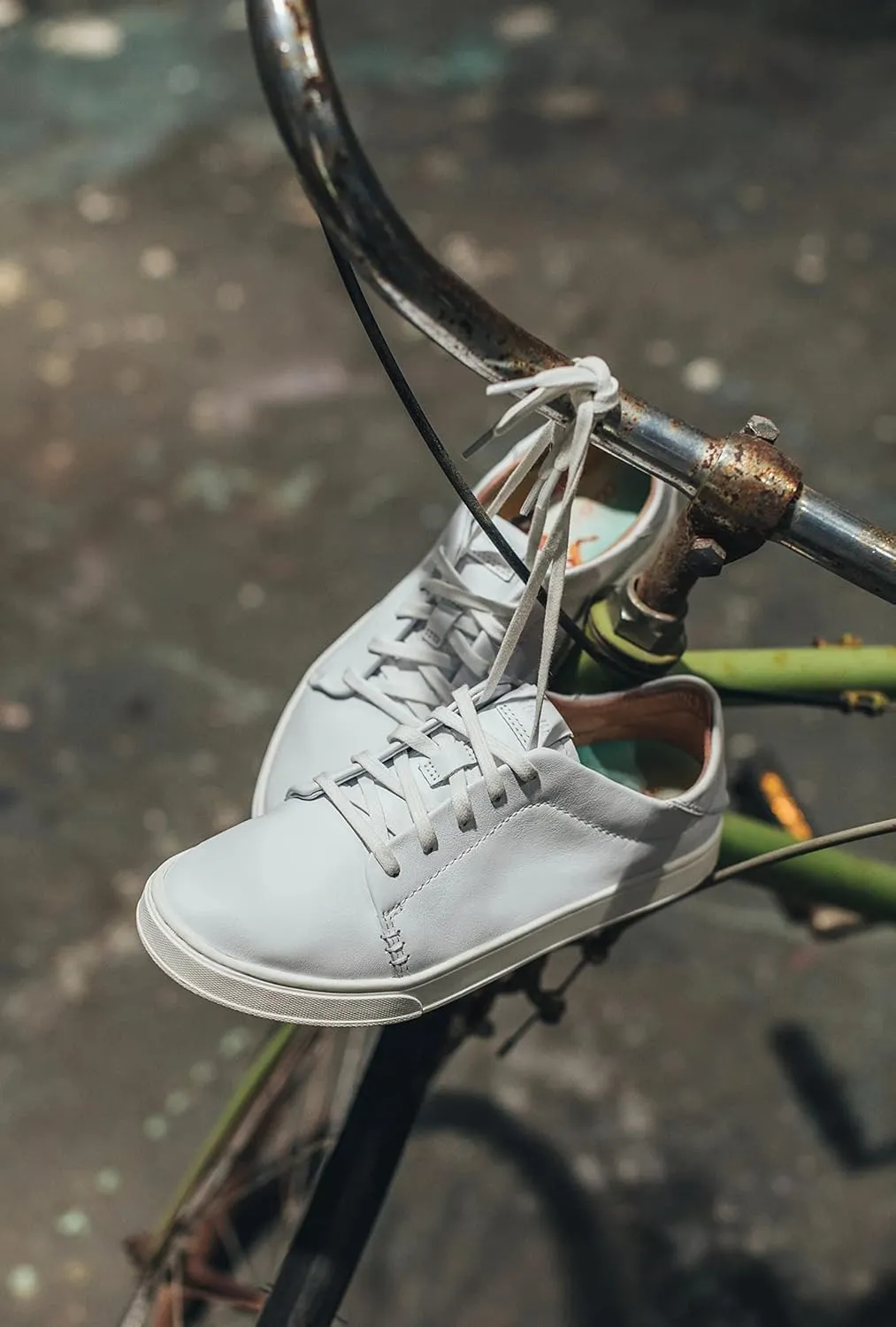 OLUKAI Pehuea Li 'ILI Women's Everyday Leather Sneakers, Casual & Versatile Shoes with Drop-in Heel, Soft & Premium Materials, All-Day Comfort & Support
