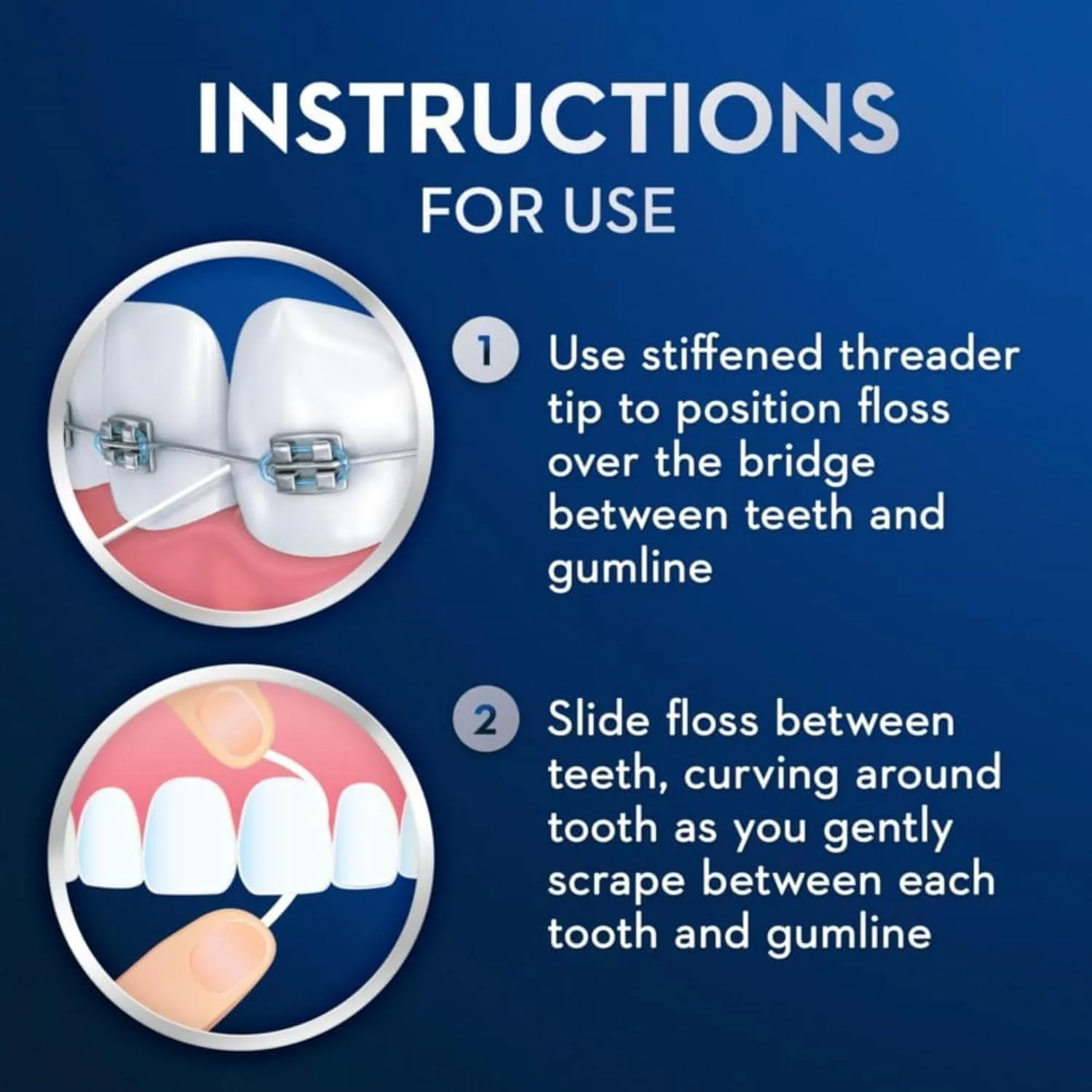 Oral-B Glide Threader Floss (Pack of 4)