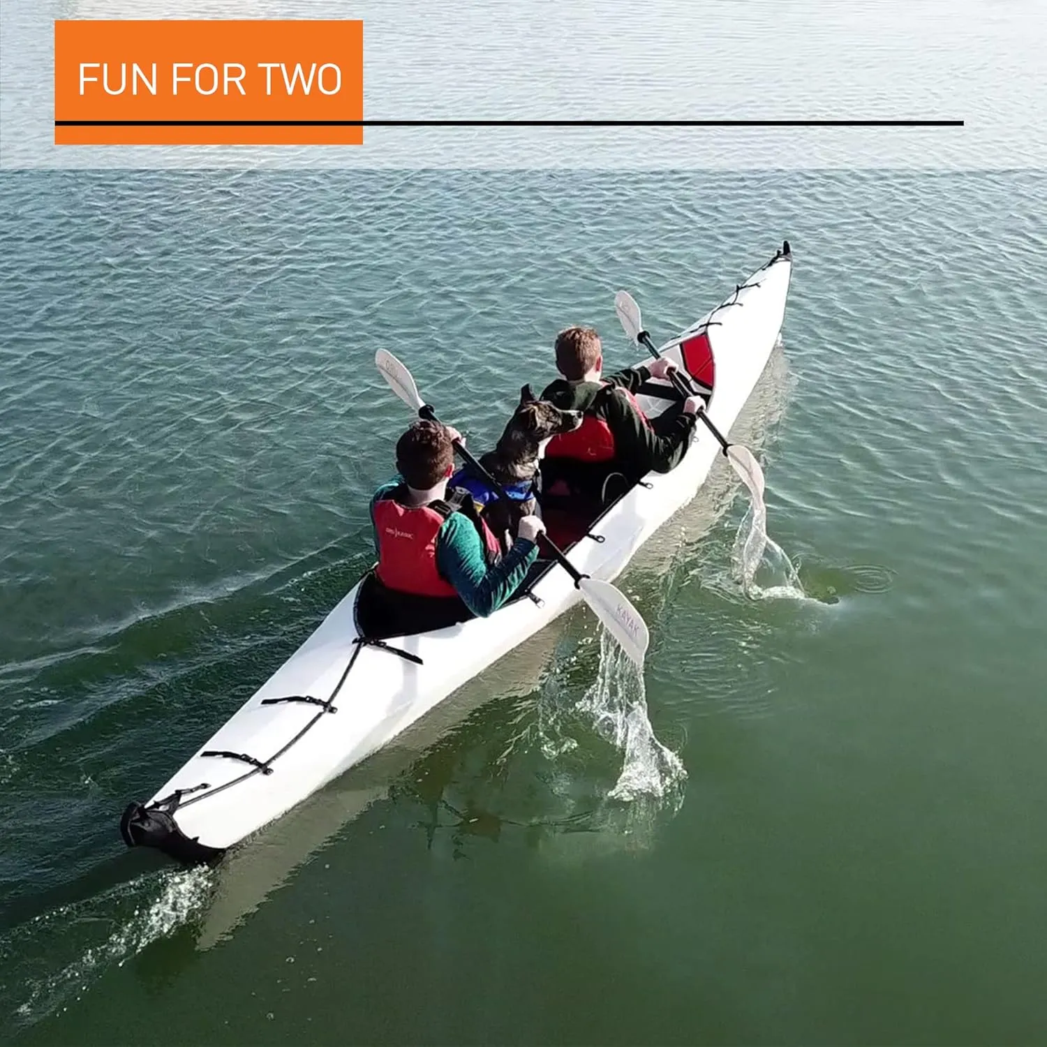 Oru Kayak Foldable Kayak Haven TT | for 1 or 2 People - Stable, Durable, Lightweight - Lake and River Kayaks - Beginner, Intermediate - Size (Unfolded)