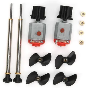 OUKENS RC Boat Propeller Motor,Electric RC Toy Boat Propeller Motor Accessory Fit for Flytec V005