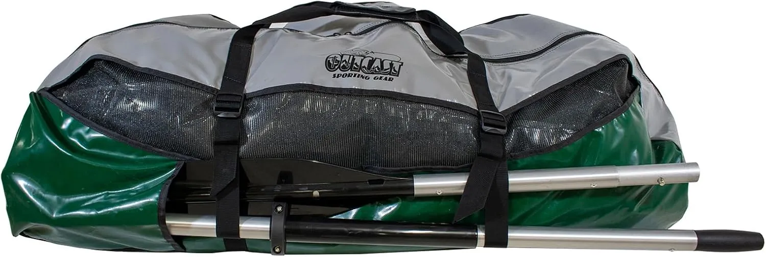 OUTCAST Sporting Gear Expandable Boat Bag - Fishing Boating River Transport & Gear Carrying Storage Capacious Durable PVC Float Tube Bag
