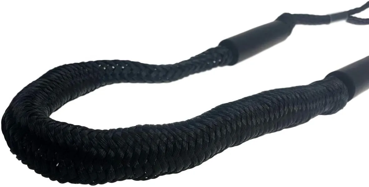 Pactrade Marine Boat Pontoon Kayak PWC Jet Ski Bungee Dock Line Mooring Rope 4'-5.5' with SS316 Snap Hook Salt and Fresh Water Use 2 Pack