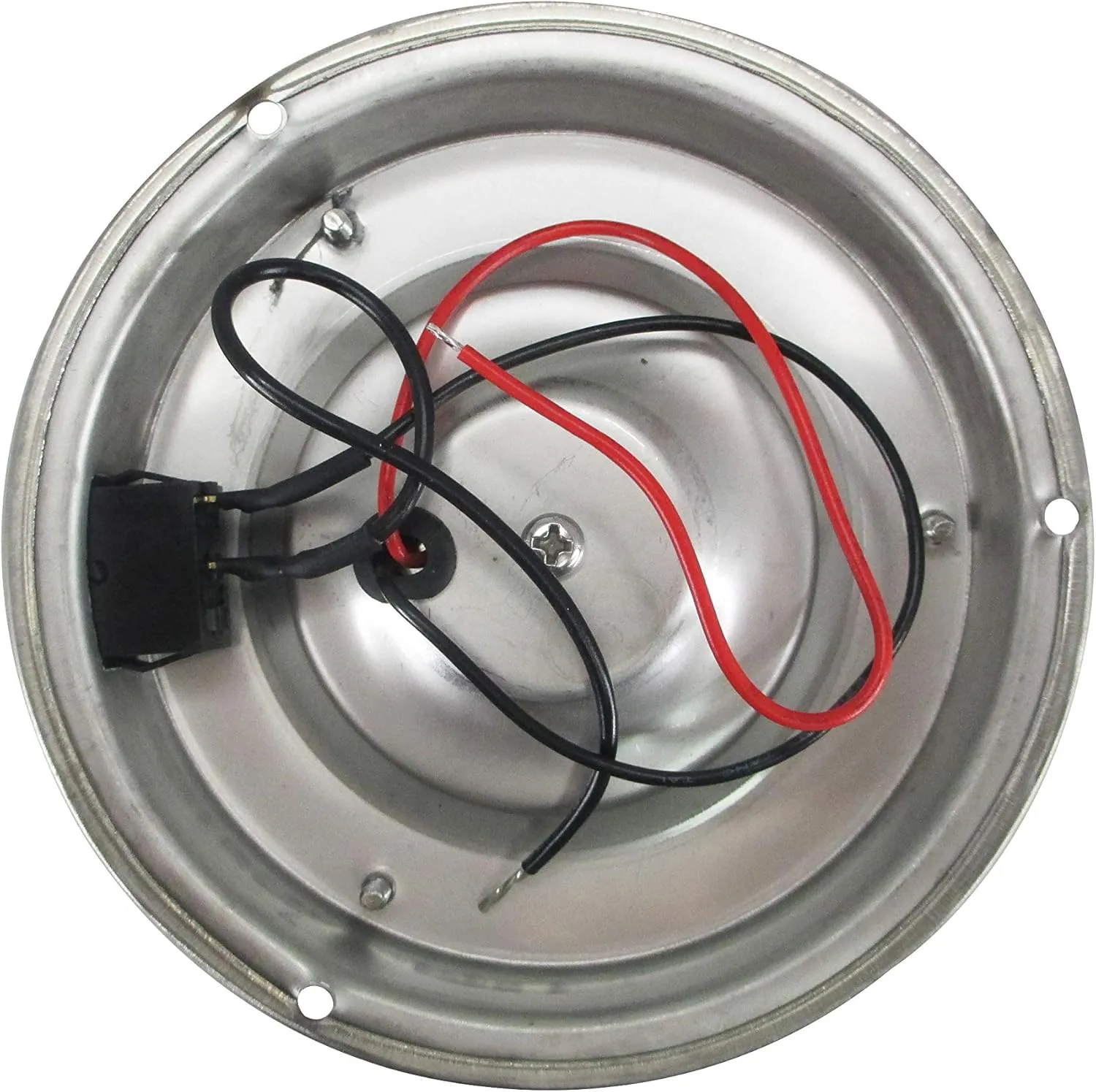 Pactrade Marine Dome Light 12V - 3-Inch Lens, Cool White LED | Stainless Steel Boat Light with Built-In Rocker Switch, Surface Mount | RV, Trailer, Boat Interior Lights, Marine Lights