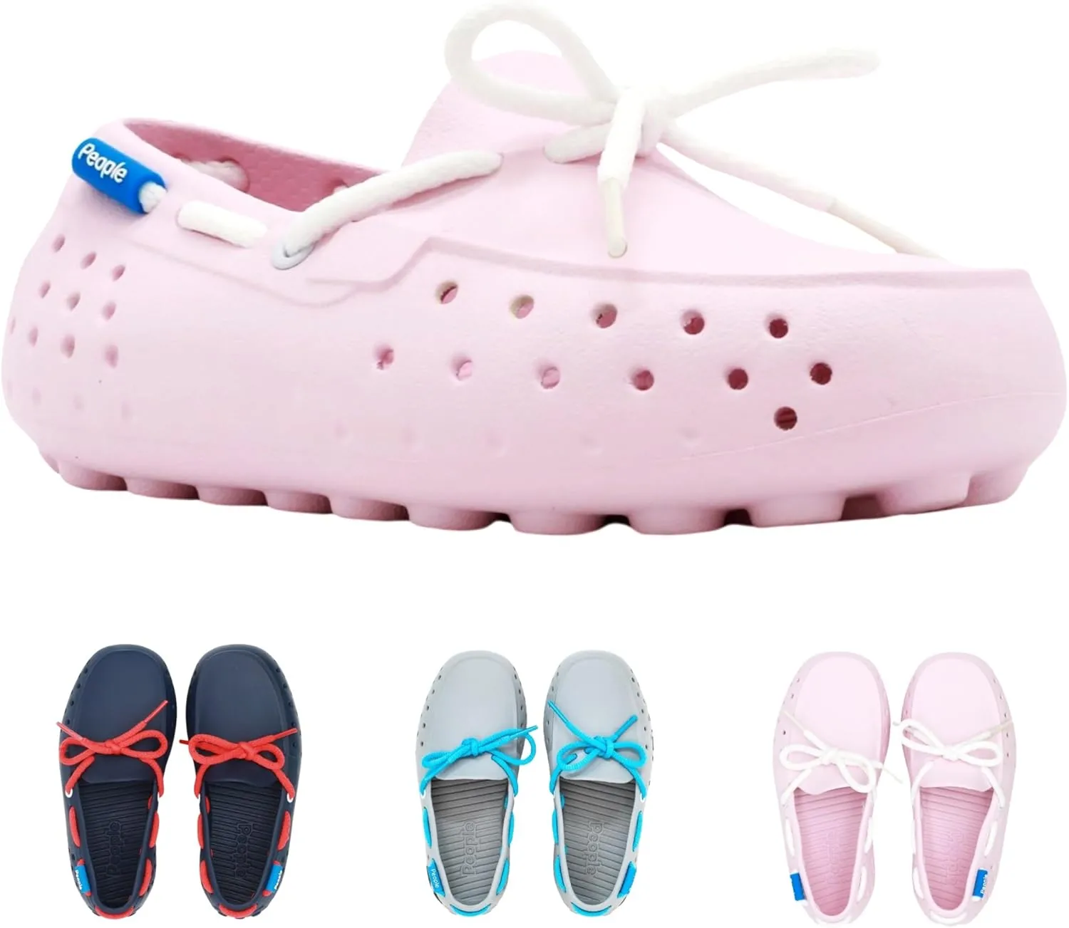 People Footwear Boat Shoes, Water Shoes for Kids, Just Slip On for Comfort and Style, These Stylish Rubber Loafers are Lightweight, Waterproof & Anti-Slippery - Perfect for Outdoors