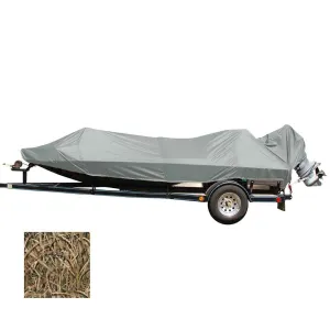 Performance Poly-Guard Styled-to-Fit Boat Cover f/18.5' Jon Style Bass Boats - Shadow Grass
