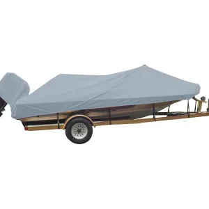 Performance Poly-Guard Styled-to-Fit Boat Cover f/20.5' Wide Style Bass Boats - Grey