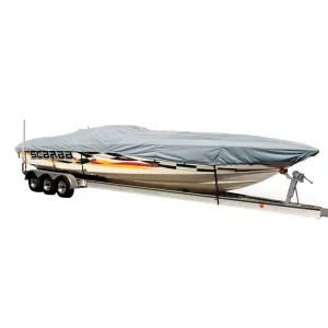 Performance Poly-Guard Styled-to-Fit Boat Cover f/28.5' Performance Style Boats - Grey