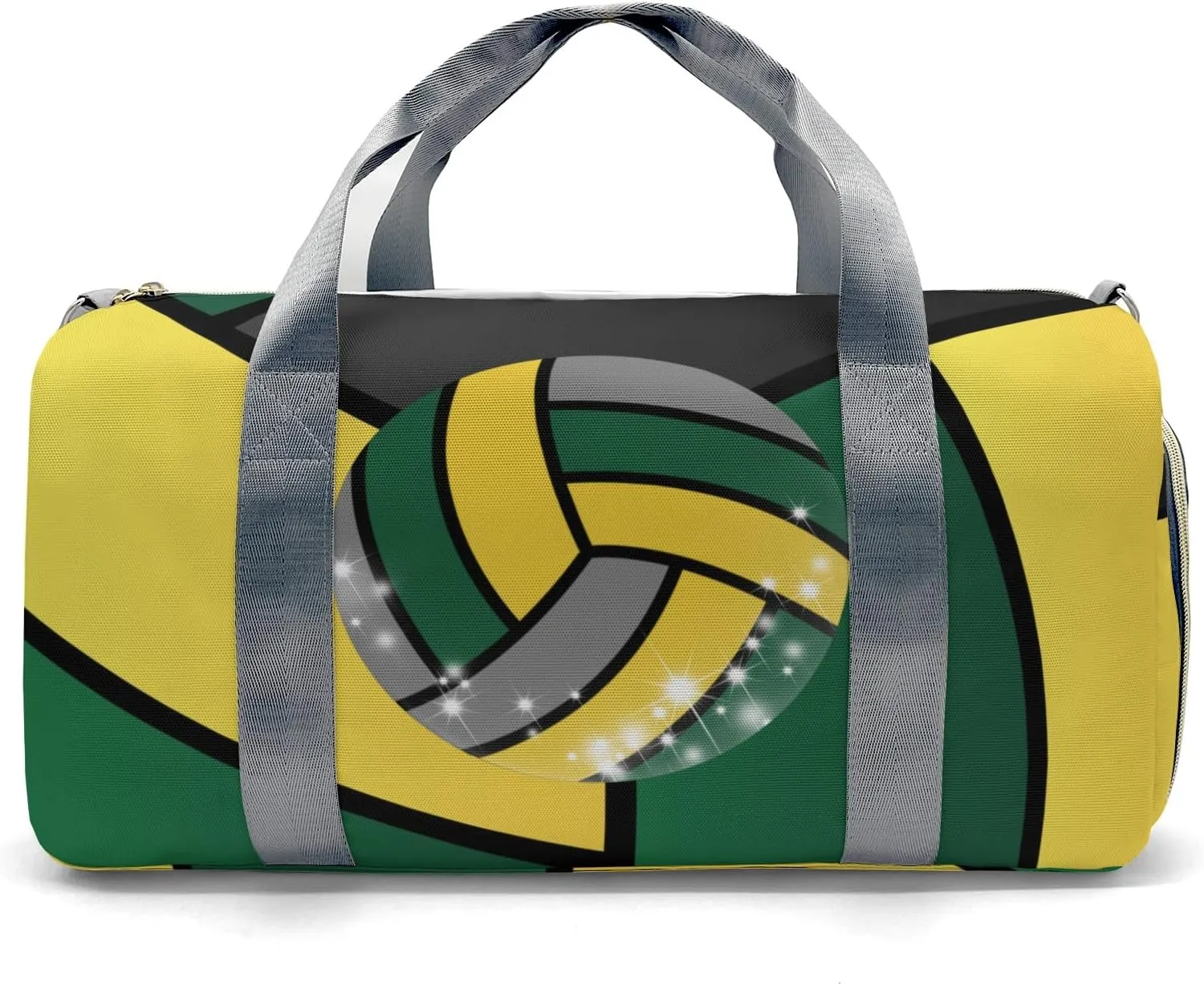 Personalized Name Gym Bag Sports Duffel Bags Volleyball Sports Gymnastics Travel Perform Training Casual Bag