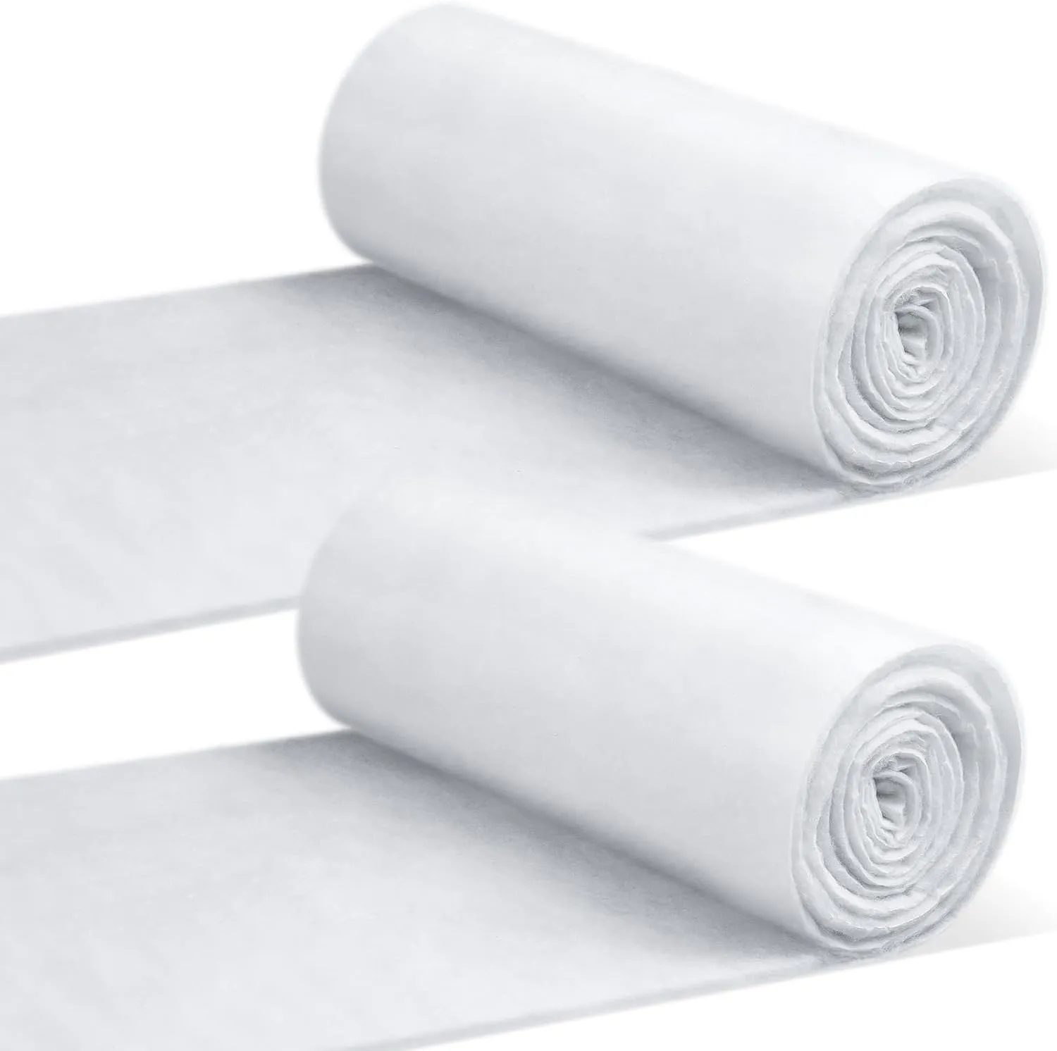 Peryiter 2 Roll Upholstery Quilt Batting 45 Inch x 5 Yard x 0.4 Inch Polyester Batting Multipurpose Fiberfill Stuffing Fabric for Cushion Pillows Bedspreads Interior Decoration Crafts