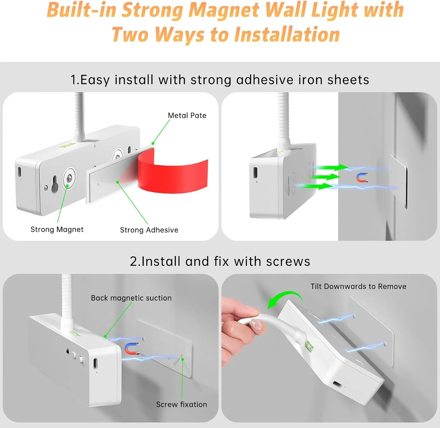 Picture Light with Remote, 15.35inch Wireless Rechargeable Battery Wall Light for Paintings, 3 Colors Paintings Light Dimmable and Timer Metal Art Light for Display, Wall, Artwork, Gallery (White)