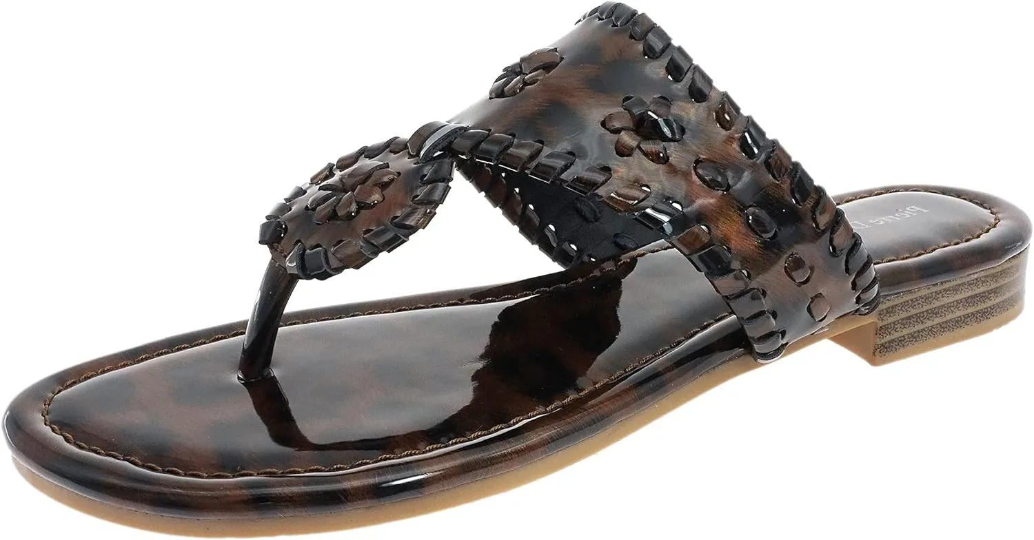 Pierre Dumas Women's Rosetta Slip-on Sandals