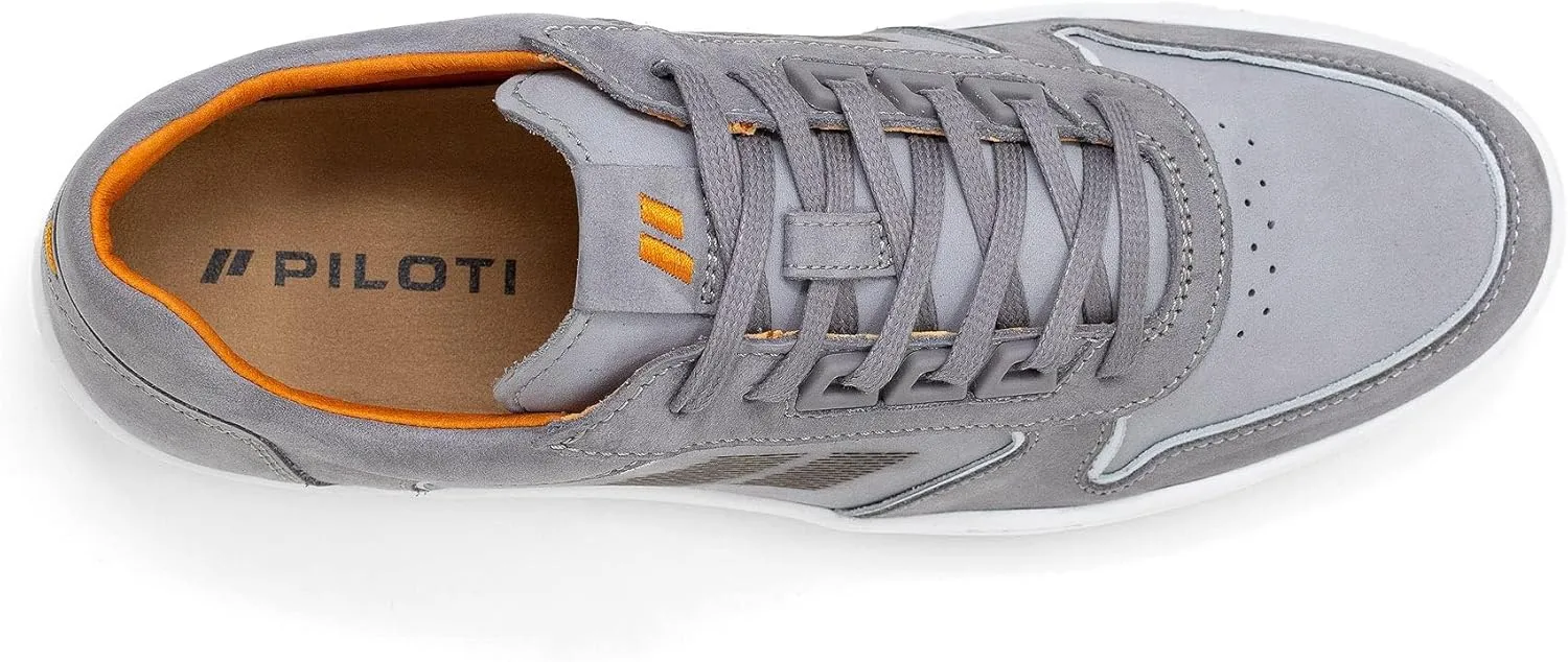 Piloti Men's Drift Performance Italian Nubuck Leather Everyday Driving Sneaker