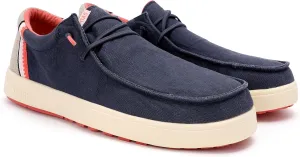 PITAS Men's Cana Slip-On Boat Shoes | Casual Loafers for Men | Comfortable & Lightweight Slip On Shoes | Navy