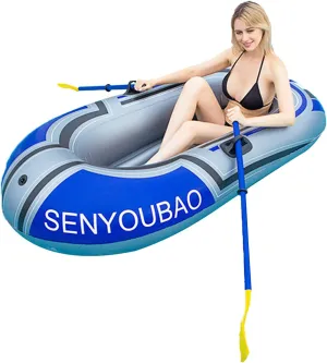 PLKO Inflatable Boat,Swimming Pool and Lake Inflatable Boat