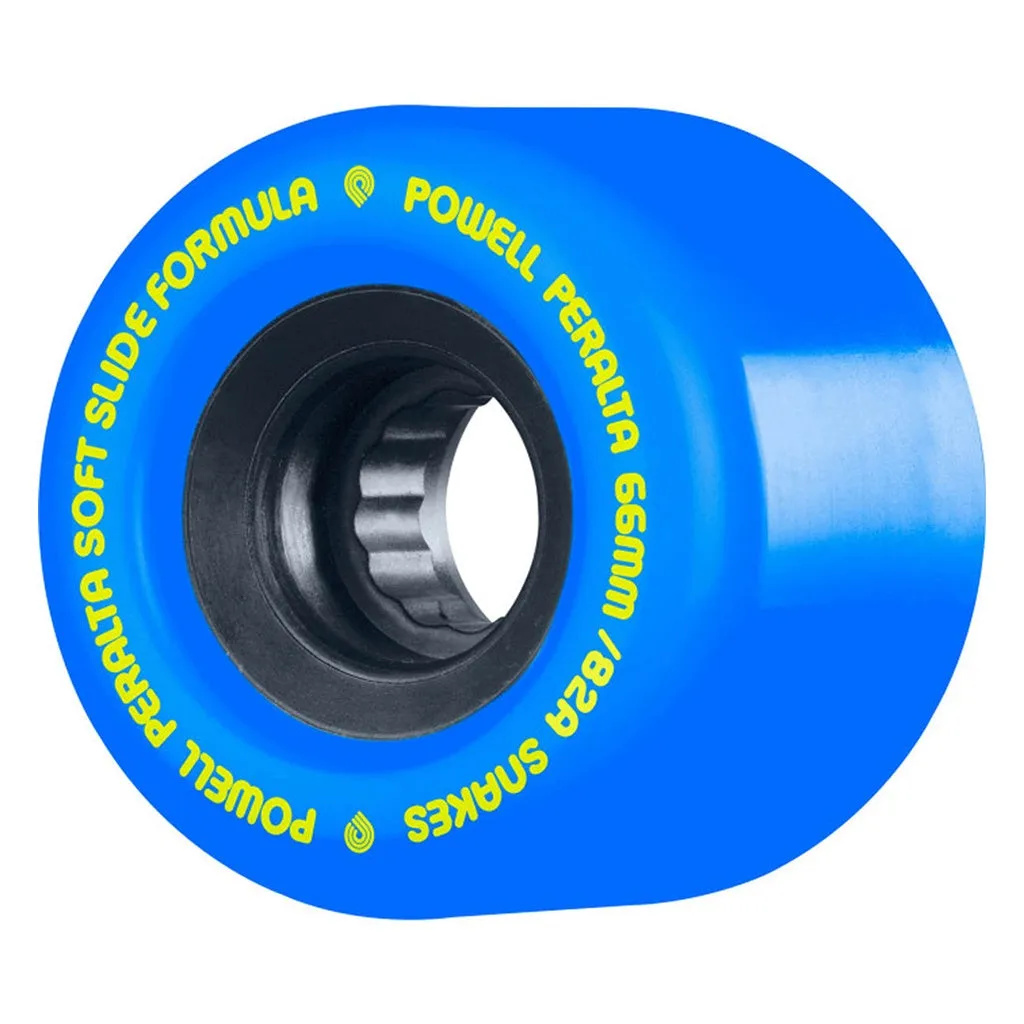 POWELL PERALTA | SSF SNAKES SKATEBOARD WHEELS. BLUE / 66MM X 82A