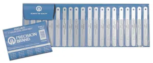 Precision Brand 19G20 Assorted 20 Piece Steel Feeler Gage Poc-Kit, High Carbon Spring Steel, Sturdy Vinyl Case, 1/2″ x 5″ Blades