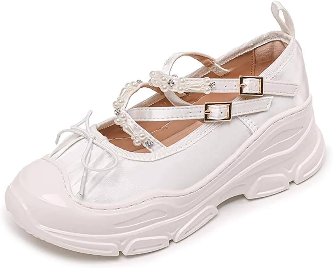 Princess Tutu Chunky Ballet Sneakers Women Platform Mesh Dad Walking Shoes Comfortable Breathable Casual Fashion Running Shoes