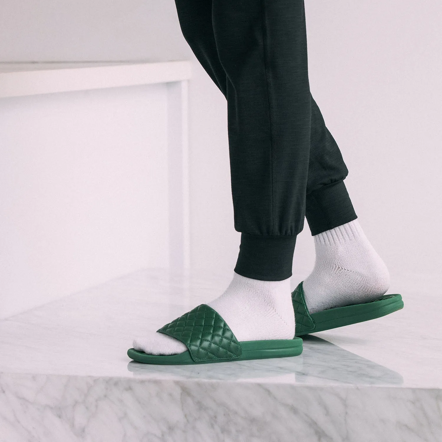 Proactive support Men's Slide Top pick Lusso Green Dark