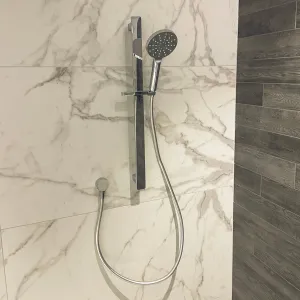 PURE ROUND LUXURY ADJUSTABLE SLIDE SHOWERS