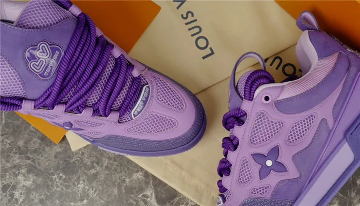 PURPLE Big savings VUITTON Quick dispatch SNEAKER SKATE LOUIS LV